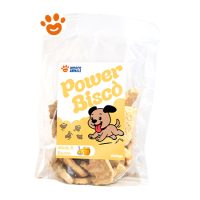 Power Biscò Dog Snack Deliziosi Biscotti per Cani al Gusto Miele e Burro