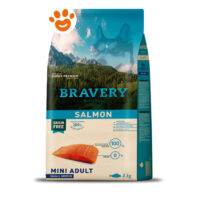 Cibo per cani adulti al salmone Bravery