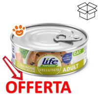 Scatoletta cibo per gatti al salmone in offerta