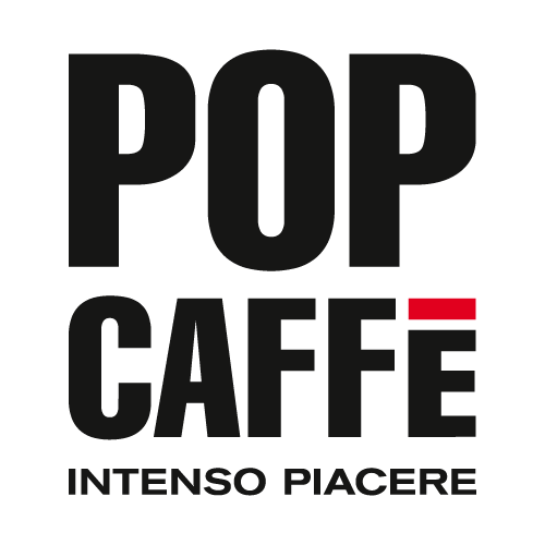 Logo POP Caffè con slogan Intenso Piacere
