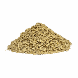 Mucchio di pellet di mangime animale
