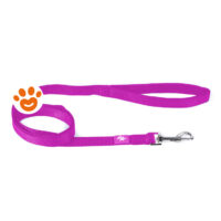 Leopet Dog Guinzaglio da Addestramento in Nylon Rosa Fluo