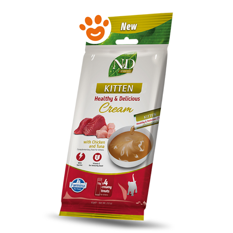 Snack cremoso per gattini N&D Kitten