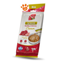 Snack cremoso per gatti senior pollo e tonno