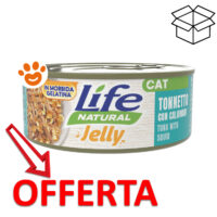 Scatoletta Life Natural Jelly tonno con calamari gatto