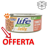 Scatoletta Life Natural Jelly tonnetto e salmone gatto