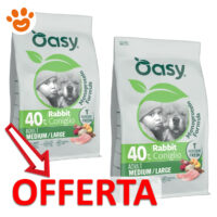 Sacchi crocchette Oasy Rabbit in offerta