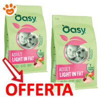 Offerta crocchette Oasy Adult Light in Fat