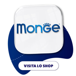 Logo Monge con pulsante Visita lo Shop